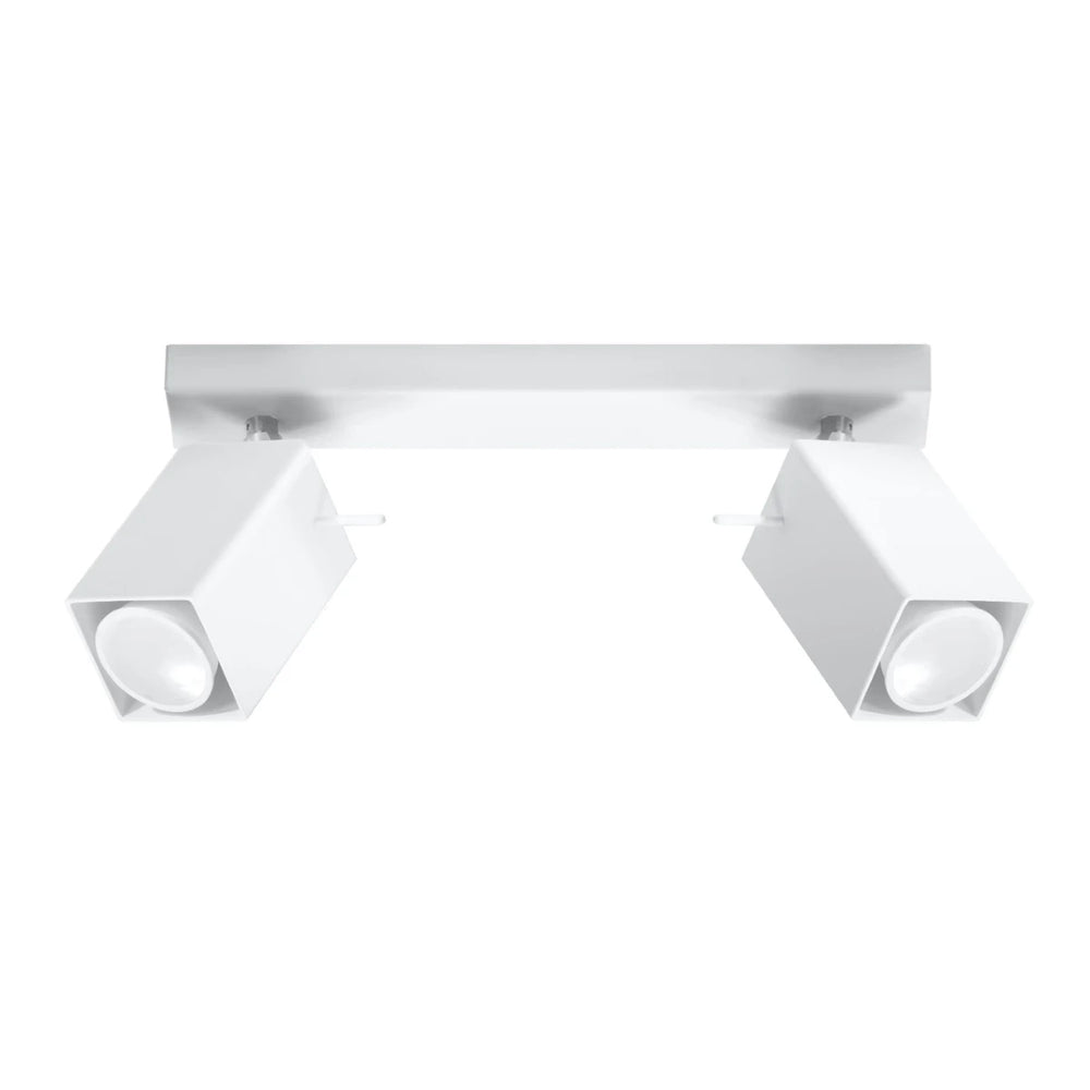 Sollux Lighting LED ceiling spot MERIDA 2 x GU10, IP20, Matte Gold Aluminium, 220-240V, CE RoHS