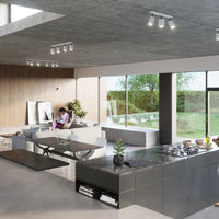 Sollux Lighting LED takspot MERIDA 2 x GU10, IP20, Matt Guld Aluminium, 220-240V, CE RoHS