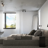 Sollux Lighting LED takspotlight Svart Silver 3xGU10, IP20, aluminium, 220-240V, CE RoHS