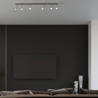 Sollux Lighting LED takspotlight kromring, 2x GU10, IP20, aluminium, CE RoHS