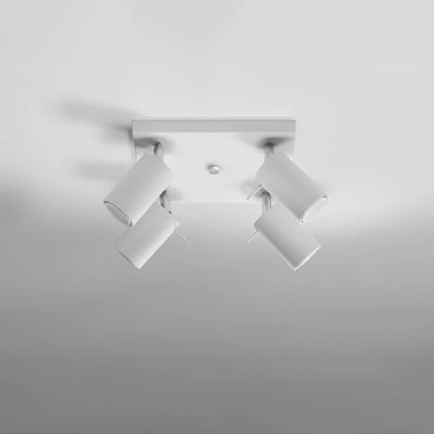 Sollux Lighting LED takspotlight RING, 4xGU10, IP20, 220-240V, matt guld aluminium, CE RoHS