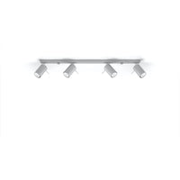 Sollux Lighting LED takspotlight RING, 4xGU10, IP20, aluminium matt guld, 220-240V, CE RoHS