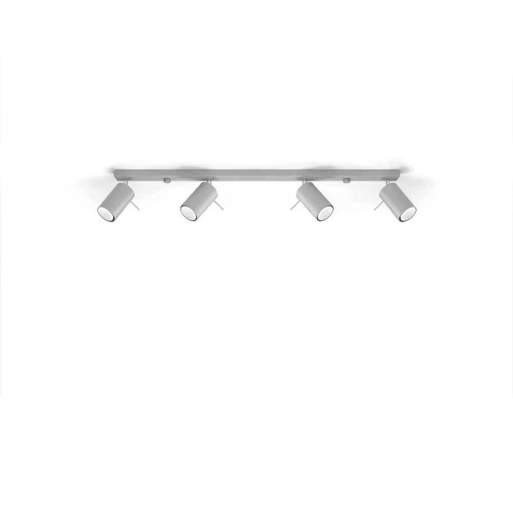 Sollux Lighting LED takspotlight RING, 4xGU10, IP20, aluminium matt guld, 220-240V, CE RoHS