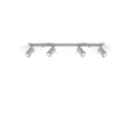Sollux Lighting LED takspotlight RING, 4xGU10, IP20, aluminium matt guld, 220-240V, CE RoHS