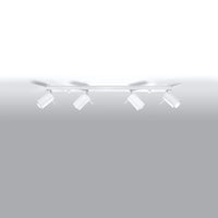 Sollux Lighting LED ceiling spotlight White RING, 4xGU10, IP20, Aluminium, 220-240V, CE RoHS