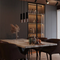 Sollux Lighting LED hänglampa Svart Koppar LOOPEZ, 3xGU10, E27, 220-240V, IP20, Aluminium, CE RoHS