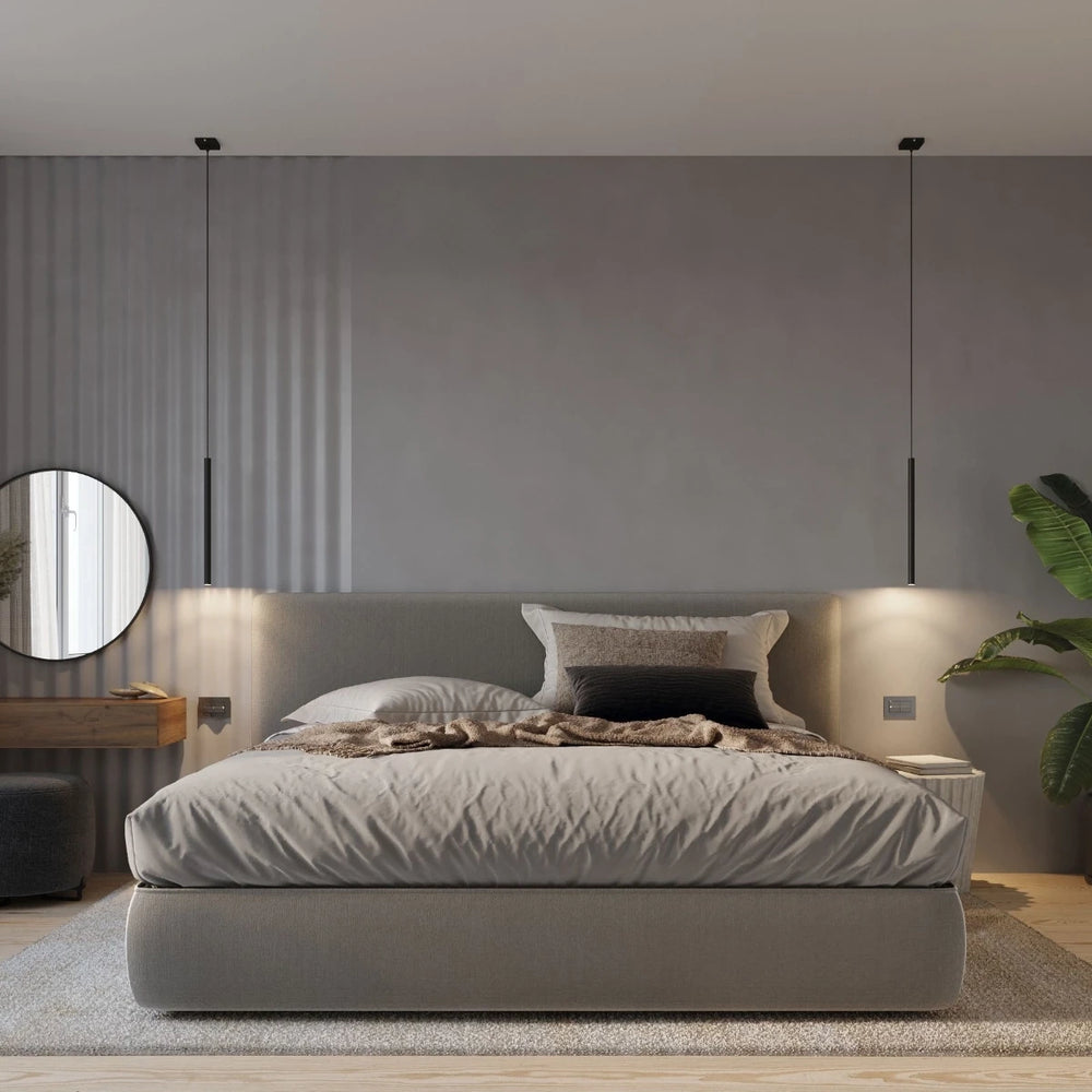 Sollux Lighting LED pendant lamp Black PASTELO with E27 fitting, IP20, 220-240V, aluminum matt gold finish