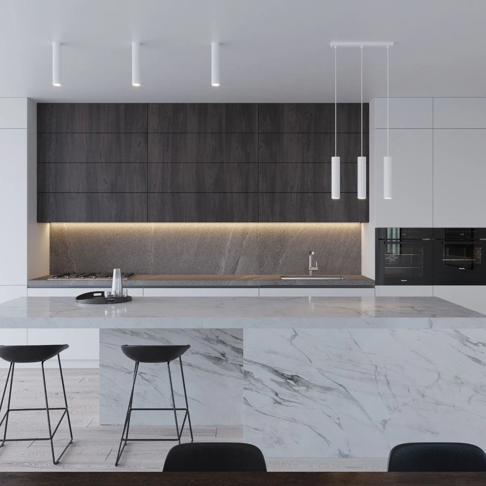 Sollux Lighting LED-pendelarmatur LAGOS 2xGU10, IP20, Aluminium Matt Guld, 220-240V, CE RoHS