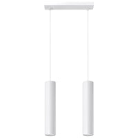 Sollux Lighting LED-pendelarmatur LAGOS 2xGU10, IP20, Aluminium Matt Guld, 220-240V, CE RoHS