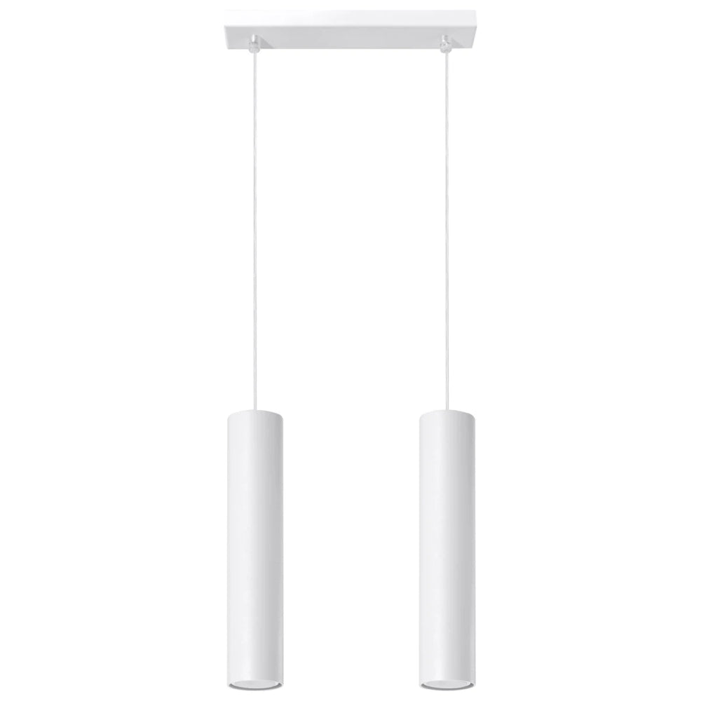 Sollux Lighting LED-pendelarmatur LAGOS 2xGU10, IP20, Aluminium Matt Guld, 220-240V, CE RoHS