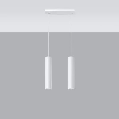 Sollux Lighting LED-pendelarmatur LAGOS 2xGU10, IP20, Aluminium Matt Guld, 220-240V, CE RoHS