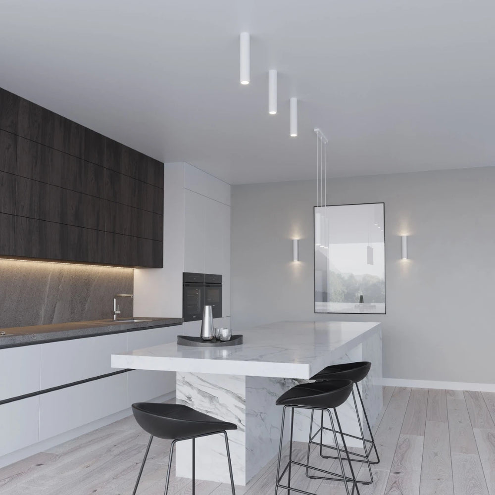 Sollux Lighting LED-pendelarmatur LAGOS 2xGU10, IP20, Aluminium Matt Guld, 220-240V, CE RoHS