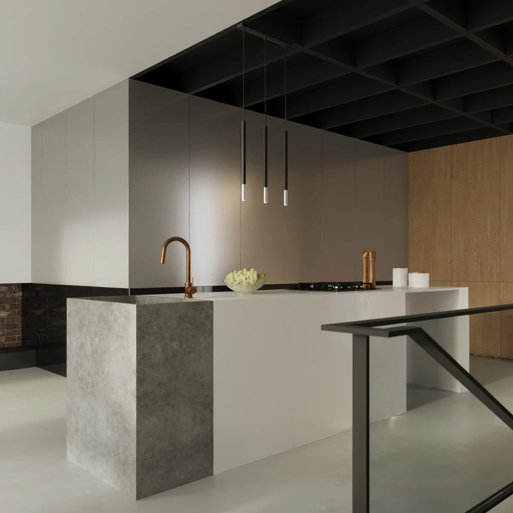 Sollux Lighting LED pendellampa MOZAICA 3xG9 socklar, Svart Krom, Aluminium, IP20, CE RoHS