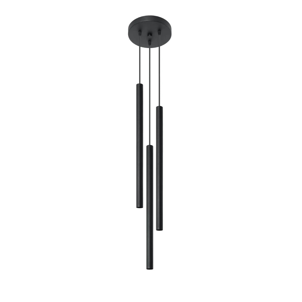 Sollux Lighting LED pendellampa Svart PASTELO, 3xG9 socklar, Aluminium, IP20, CE RoHS, 220-240V