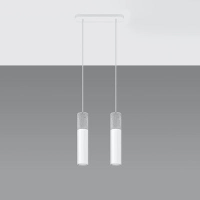 Sollux Lighting LED-pendellampa Borgio, 2xGU10, IP20, 220-240V, Aluminium och Stål, Matt Guld finish
