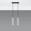 Sollux Lighting LED pendellampa LUVO med 2x GU10-socklar, IP20, aluminium matt guld, 220-240V