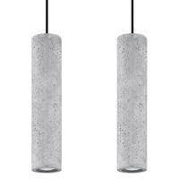 Sollux Lighting LED pendellampa LUVO med 2x GU10-socklar, IP20, aluminium matt guld, 220-240V