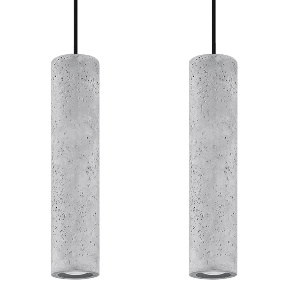 Sollux Lighting LED pendellampa LUVO med 2x GU10-socklar, IP20, aluminium matt guld, 220-240V