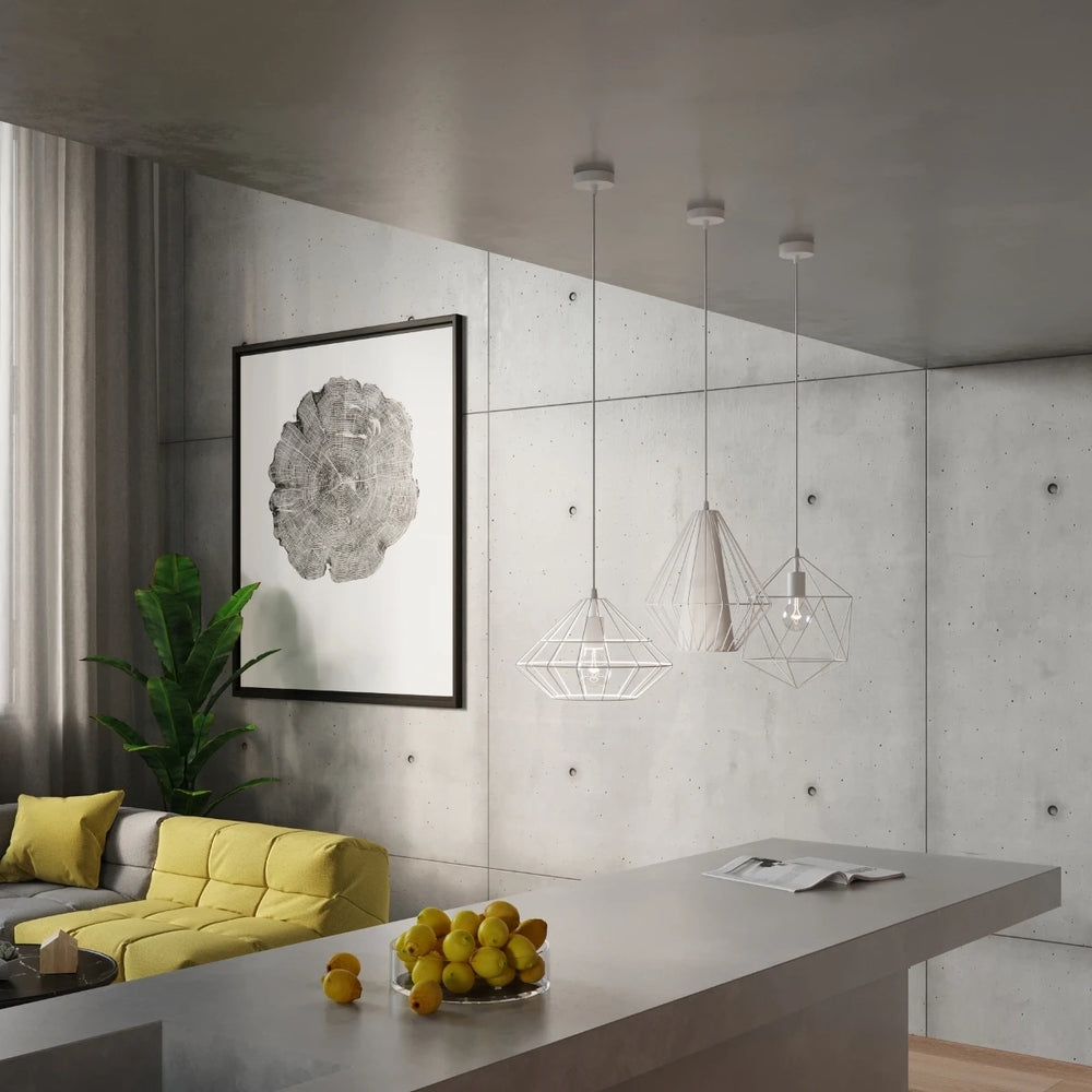 Sollux Lighting LED pendellampa Mandelino med E27-sockel, IP20, Matt Guldmässing, 220-240V, CE RoHS