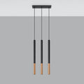 Sollux Lighting LED pendellampa MOZAICA Svart Koppar, 3xG9, 220-240V, IP20, Aluminium, CE RoHS