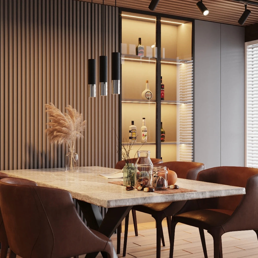 Sollux Lighting LED vägglampa LOOPEZ Svart Krom, GU10 sockel, IP20, 220-240V, Aluminium, CE RoHS