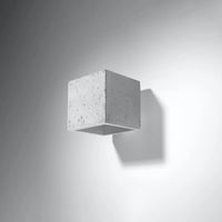 Sollux Lighting LED vägglampa QUAD, G9-sockel, IP20, 220-240V, Aluminium Matt Guld-finish, CE RoHS-certifierad