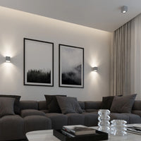 Sollux Lighting LED vägglampa QUAD, G9-sockel, IP20, 220-240V, Aluminium Matt Guld-finish, CE RoHS-certifierad