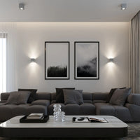 Sollux Lighting LED vägglampa QUAD, G9-sockel, IP20, 220-240V, Aluminium Matt Guld-finish, CE RoHS-certifierad