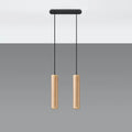 Sollux Lighting LINO 2 LED pendellampa, IP20, 220-240V, max 50W, Aluminium Matt Guld, CRI 80, CE RoHS