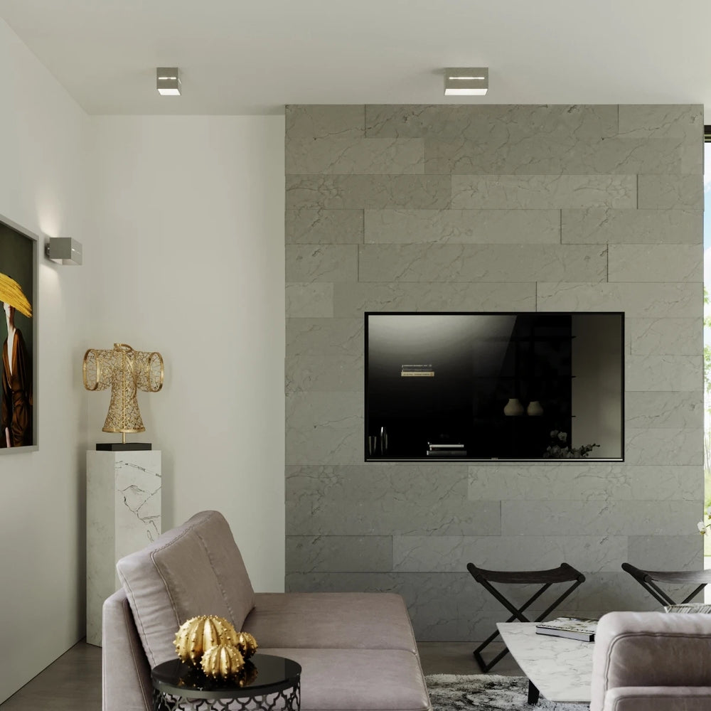 Sollux Lighting LOBO MAXI LED vägglampa, IP20, Aluminium Matt Guld, 220-240V, max 50W, CE RoHS
