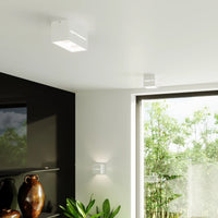 Sollux Lighting LOBO MAXI vägglampa Vit, LED-kompatibel 50W, IP20, Aluminium, CE RoHS certifierad