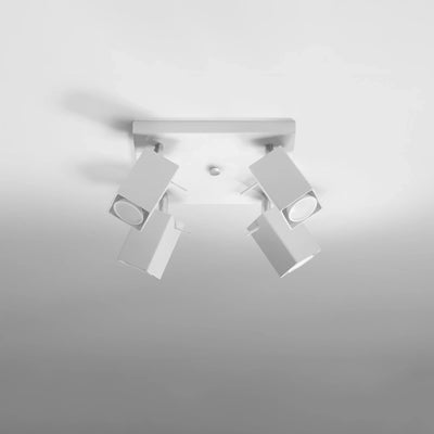Sollux Lighting MERIDA LED ceiling spotlight White, 4 x GU10, IP20, Aluminium, 220-240V, CE RoHS