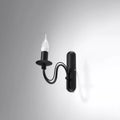 Sollux Lighting MINERWA vägglampa, LED-redo, Aluminium Matt Guld Mässing, IP20, 220-240V, CE RoHS