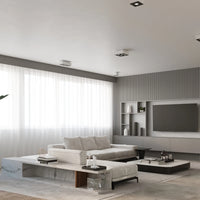 Sollux Lighting MONO 2 LED takspotlight Vit, aluminium, IP20, 220-240V, CRI 80, max 50W, CE RoHS