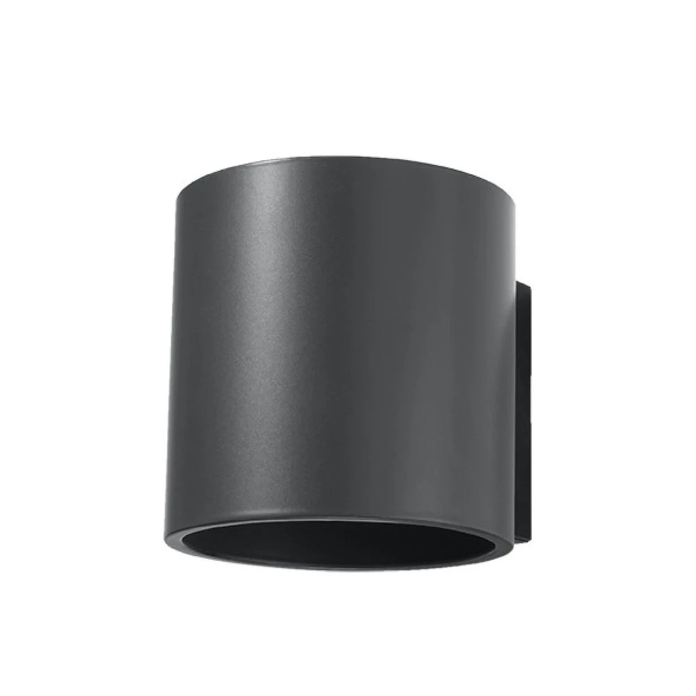 Sollux Lighting ORBIS 1 LED vägglampa Antracit, Aluminium, G9 sockel, 12W max, 220-230V, IP20 CE