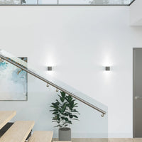 Sollux Lighting ORBIS 1 LED vägglampa Antracit, Aluminium, G9 sockel, 12W max, 220-230V, IP20 CE
