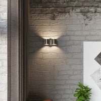 Sollux Lighting ORBIS 2 vägglampa Svart, LED-kompatibel, IP20, Aluminium, 220-240V, max 50W, CE RoHS