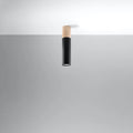 Sollux Lighting PABLO LED takspot Svart, IP20, 220-240V, max 50W, Aluminium Mässingsfinish, CE RoHS