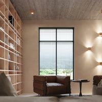 Sollux Lighting QUAD vägglampa naturligt trä, LED-kompatibel, IP20, 220-240V, CE RoHS, Matt guld finish