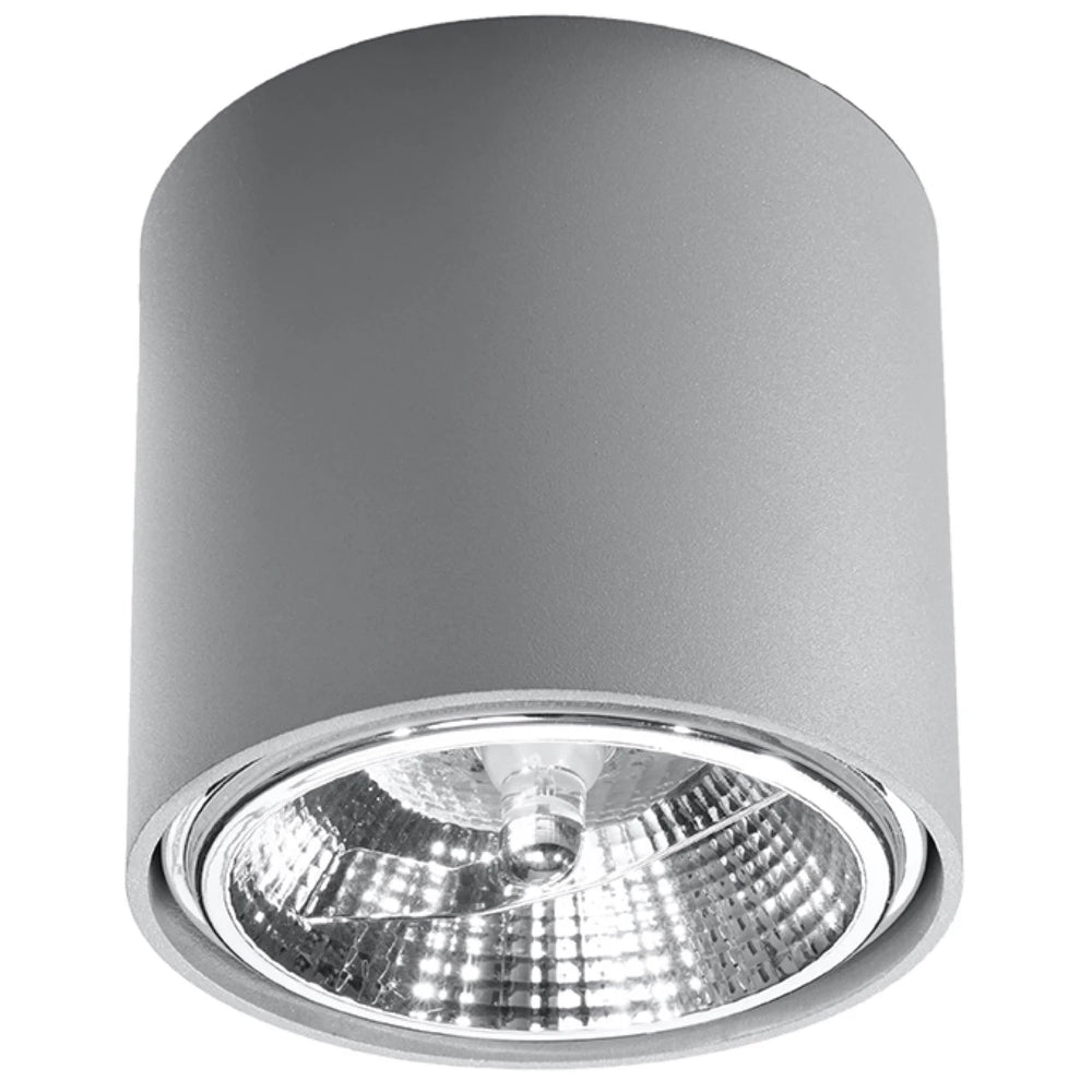Sollux Lighting TIUBE takspotlight, LED redo, IP20, 220-240V, max 50W, Matt Guld Aluminium