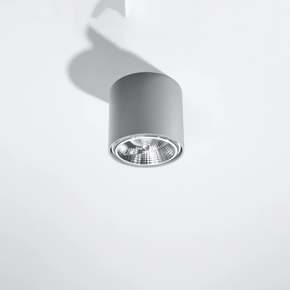 Sollux Lighting TIUBE takspotlight, LED redo, IP20, 220-240V, max 50W, Matt Guld Aluminium