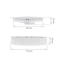 Spectrum ALGINE 2in1 LED downlight 12W 3000K 1200 lumen 230V IP20 rund ytmonterad eller infälld Vit