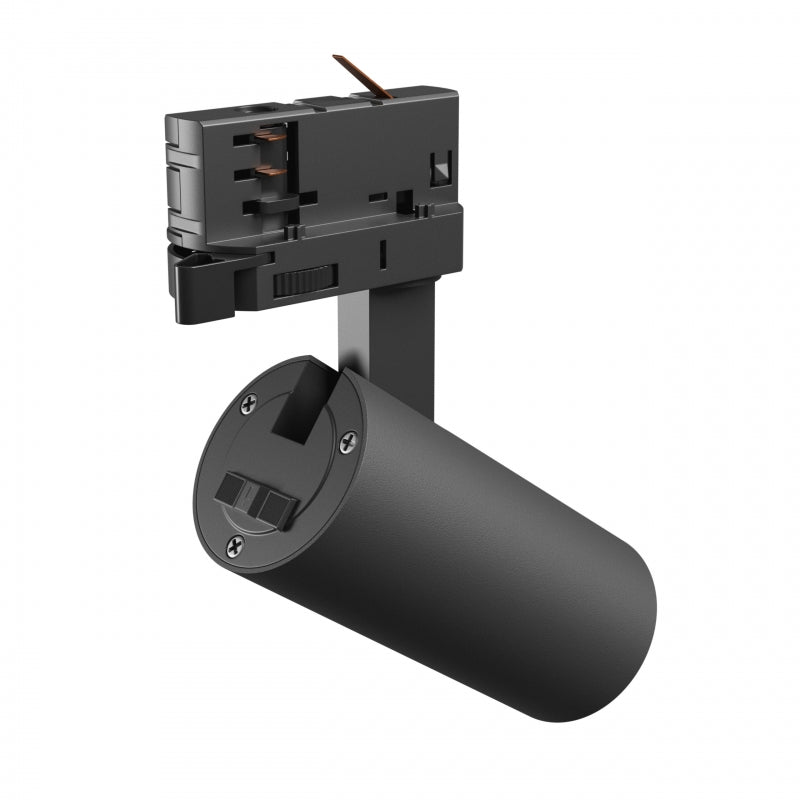 Spectrum ANDROMEDA PRIME LED Skenspot 3-Fas 8W CCT 230V 25° Strålvinkel IP20 Svart Aluminium