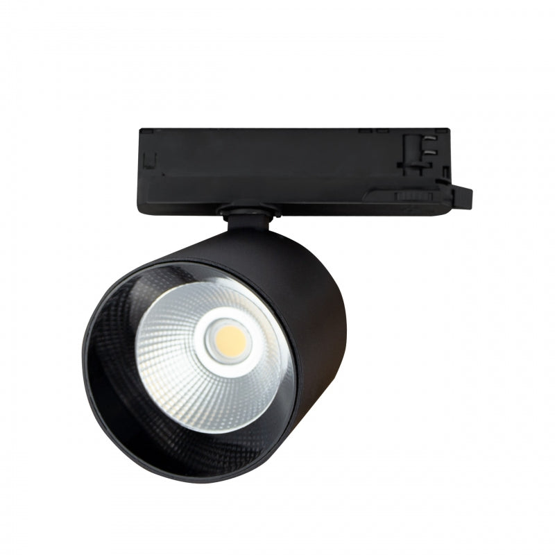 Spectrum ARTEMIDA Maxi LED Skenspotlight 12-42W 4000K 4500 lumen CRI>90 IP20 3-Fas Svart Aluminium