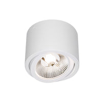 Spectrum CHLOE AR111 GU10 LED Taklampa, Justerbar Rund Vit, Ytmonterad, IP20 20W Max