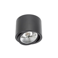 Spectrum CHLOE AR111 GU10 LED taklampa, IP20, rund justerbar svart aluminiumhölje, 20W max 250V