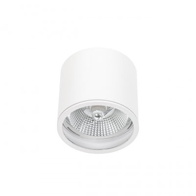 Spectrum CHLOE AR111 GU10 Ytmonterad Taklampa IP65 Vit Aluminium 250V Inomhus Utomhus