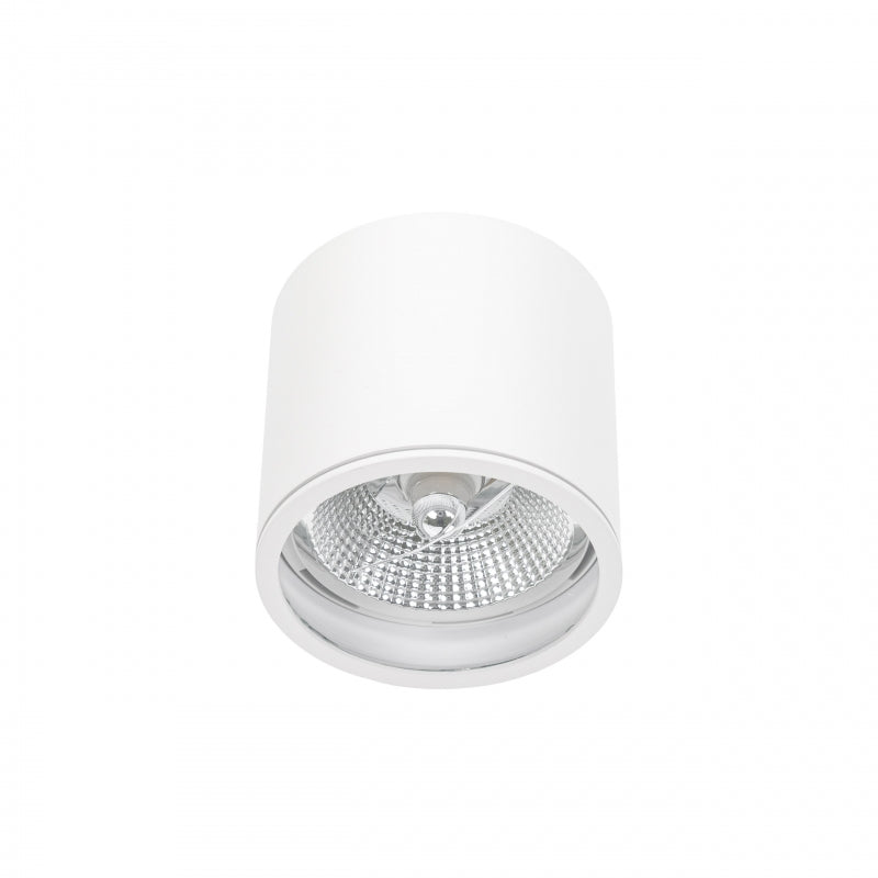 Spectrum CHLOE AR111 GU10 Ytmonterad Taklampa IP65 Vit Aluminium 250V Inomhus Utomhus