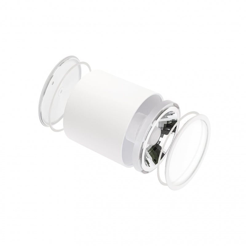 Spectrum CHLOE AR111 GU10 Ytmonterad Taklampa IP65 Vit Aluminium 250V Inomhus Utomhus