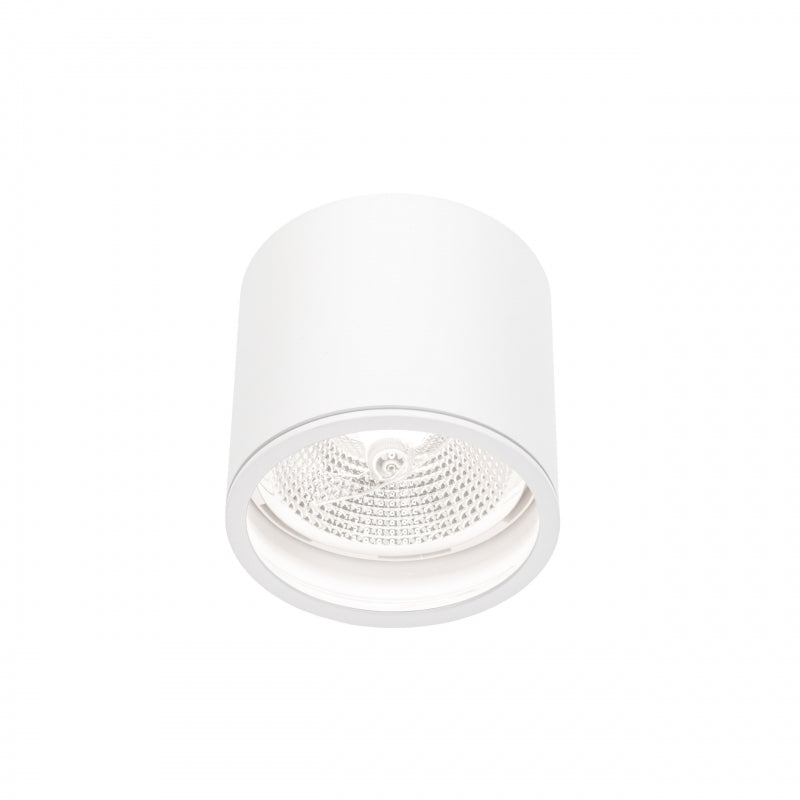 Spectrum CHLOE AR111 GU10 Ytmonterad Taklampa IP65 Vit Aluminium 250V Inomhus Utomhus